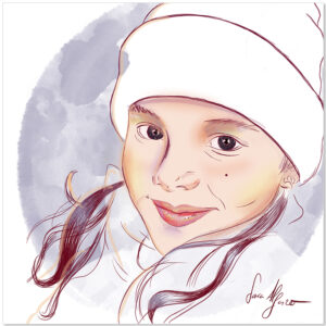 retrato digital. tipo 1